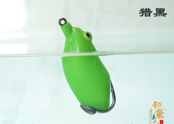 不同钓场环境下的雷蛙使用选择