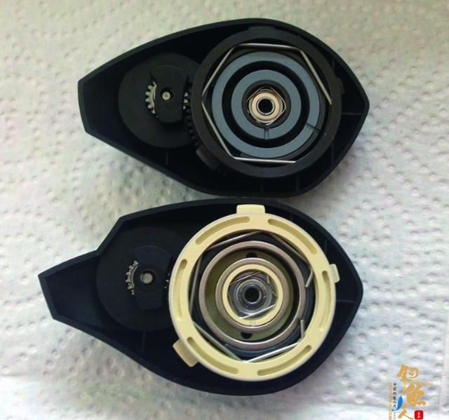 为防止炸线，研究了水滴轮的刹车系统