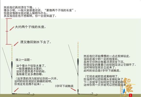 介绍调漂技巧之调四钓二的运用