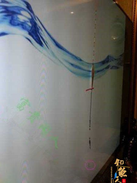 台钓鲢鳙鱼的三种自创调漂方法 图3 钓浮的水深