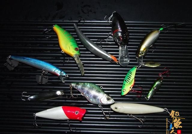 路亚假饵分类及使用对象，跟着我看一下