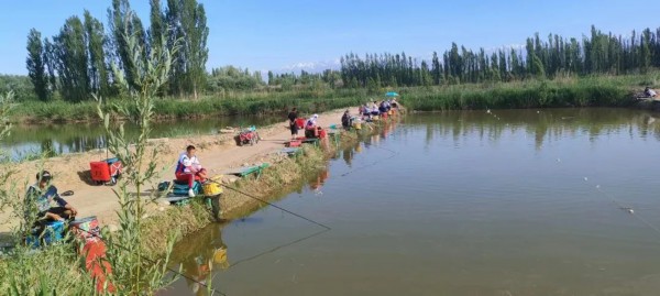 莫乎尔片区举办首届“逍遥谷杯”竞技垂钓比赛