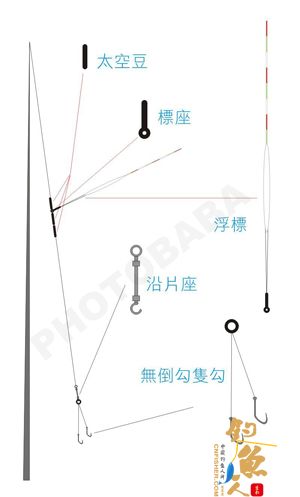 鱼线和鱼竿的绑法图解_中国钓鱼人网