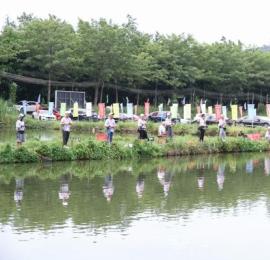 广州市体育节路亚公开赛举行 近百名钓鱼爱好者参赛