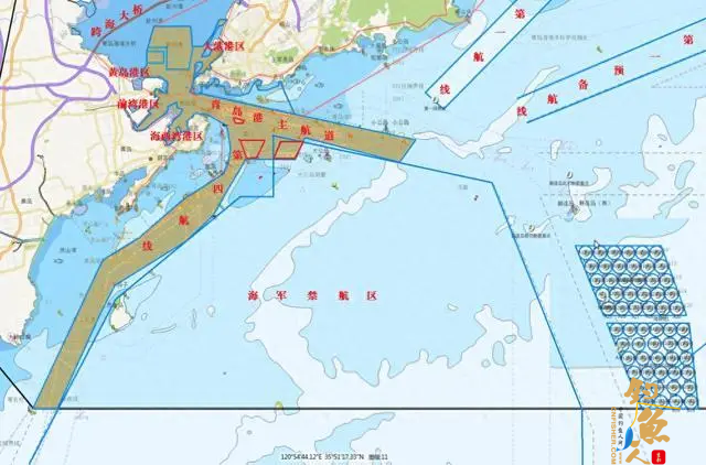 青岛海事发布最新通告:青岛部分海域,禁止海钓!
