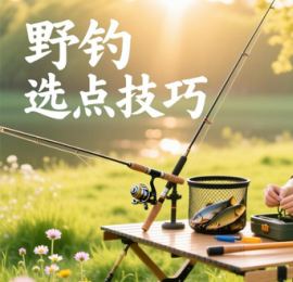 野钓怎么选钓点？春季钓鱼装备入门技巧