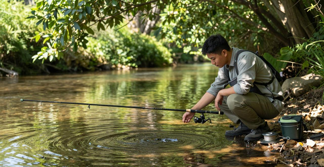 溪流钓教学_溪流钓法_溪流台钓技巧