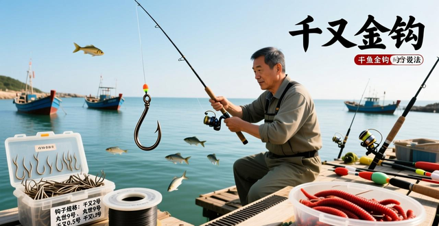 海钓挂钩技巧_挂钩技巧海钓视频_海钓挂饵方法图片