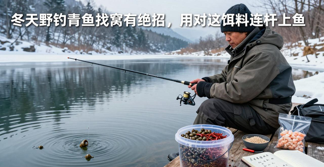 冬天青鱼野钓技巧_冬天垂钓青鱼_冬天钓青鱼钓深还是钓浅