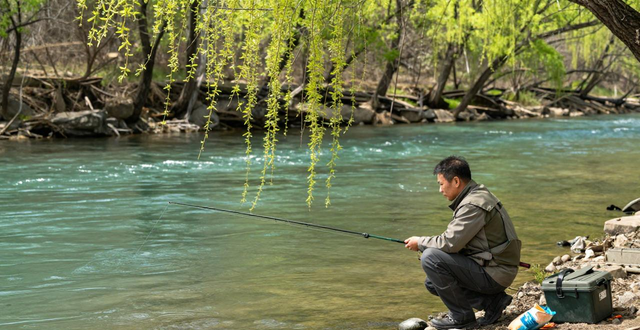 春季河边野钓草鱼技巧_河边钓草鱼图片_夏季野河钓草鱼技巧