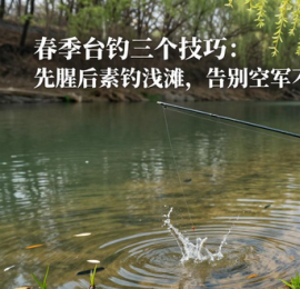 春季台钓三个技巧：先腥后素钓浅滩，告别空军不难