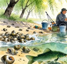 野钓青鱼选位置技巧 三四月份找螺蛳区深浅交界