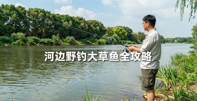 河边草鱼技巧野钓大鱼视频_河边野钓大草鱼技巧_小河里草鱼怎么钓